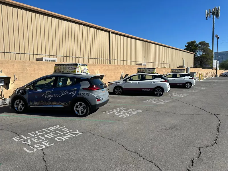 How A Las Vegas Taxi Fleet Supercharged Its EV Operations