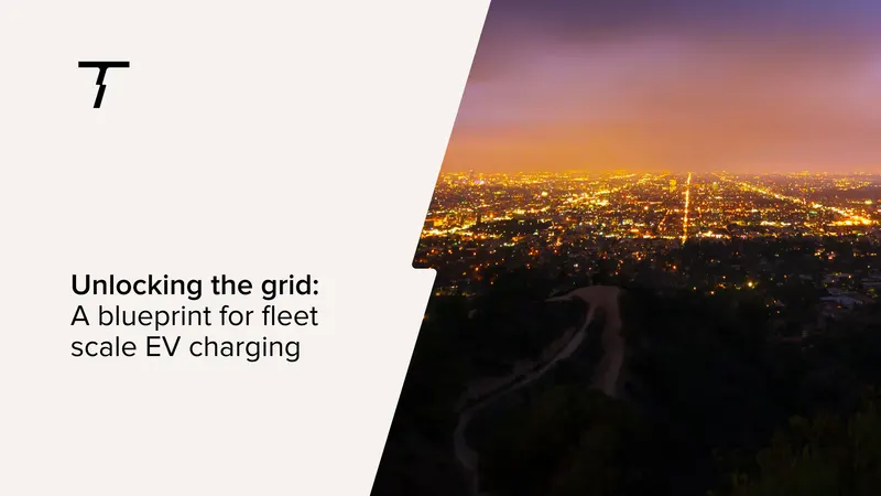 Unlocking the grid: A blueprint for fleet-scale EV charging